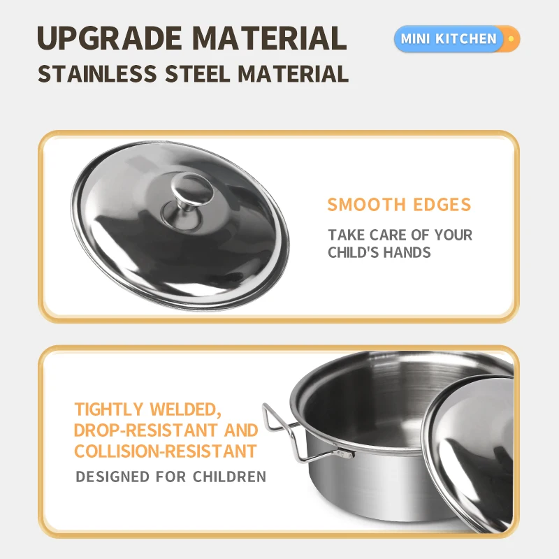 Stainless Steel Kids Kitchen T - Kids Outdoor Kitchen Accessories 评论和价格