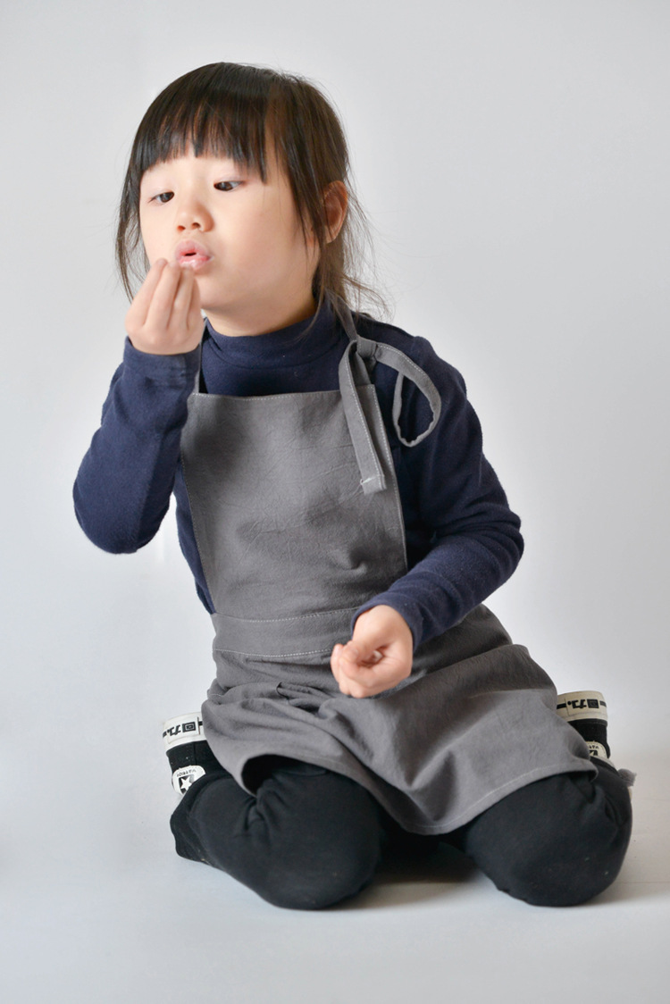 Kids Cotton Apron Dress Parent - Kids Outdoor Kitchen Accessories 评论和价格