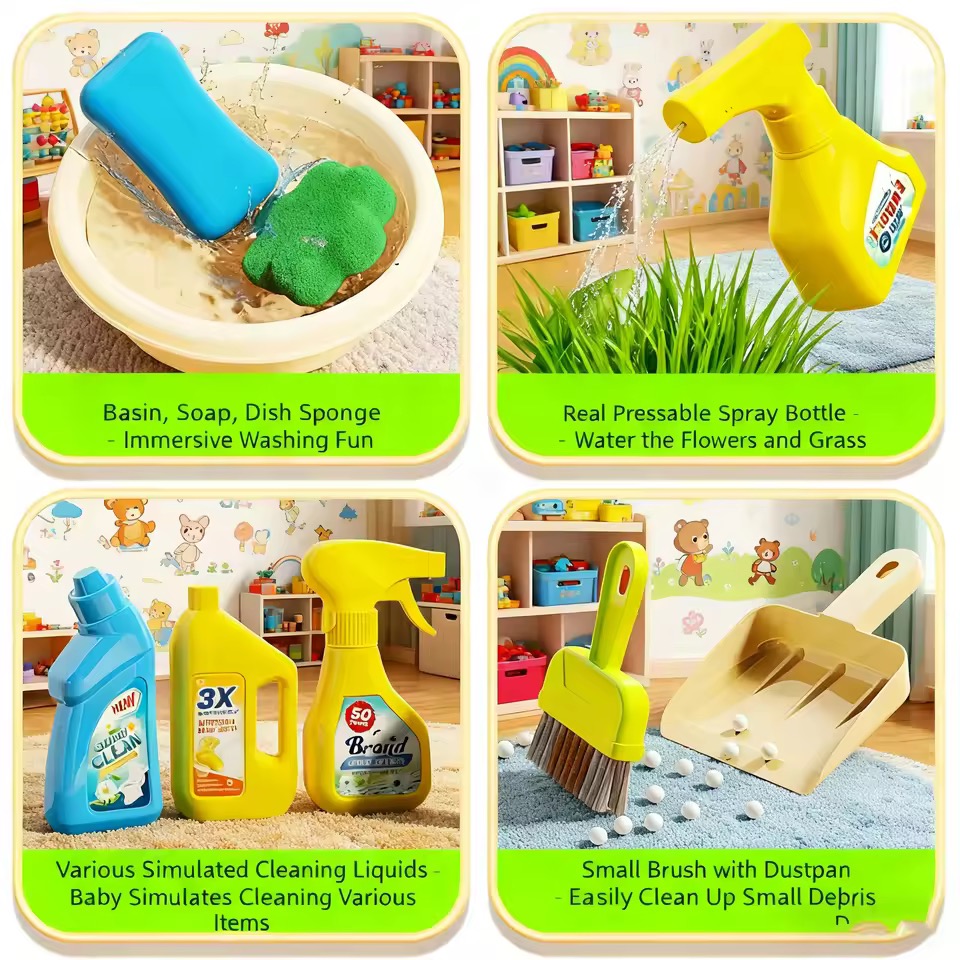 Pretend Play Toys Children Sim - Kids Outdoor Broom 评论和价格