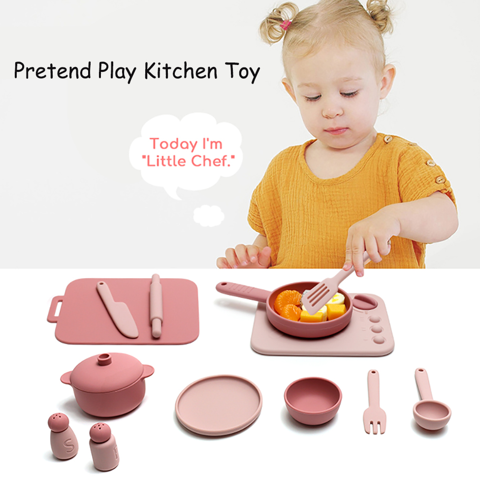 13 Pcs Set Silicone Cooking Pl - Kids Outdoor Kitchen Accessories 评论和价格