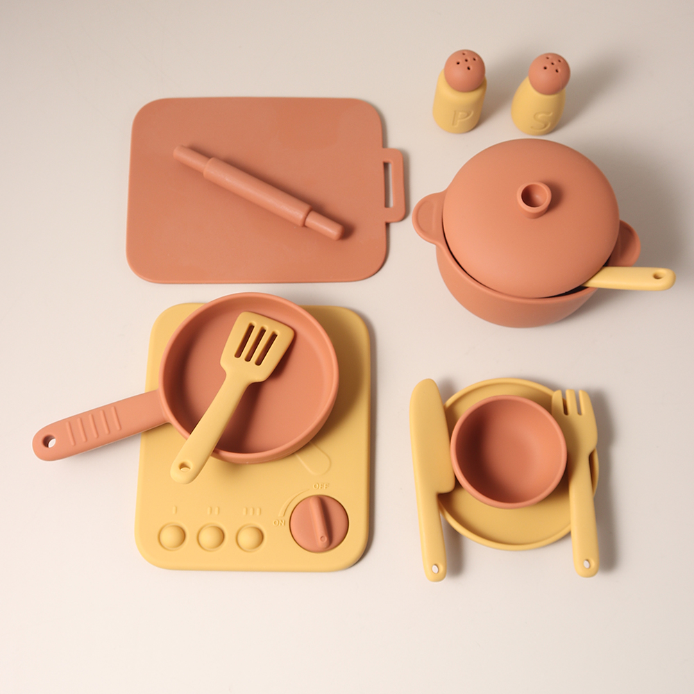 13 Pcs Set Silicone Cooking Pl - Kids Outdoor Kitchen Accessories 评论和价格