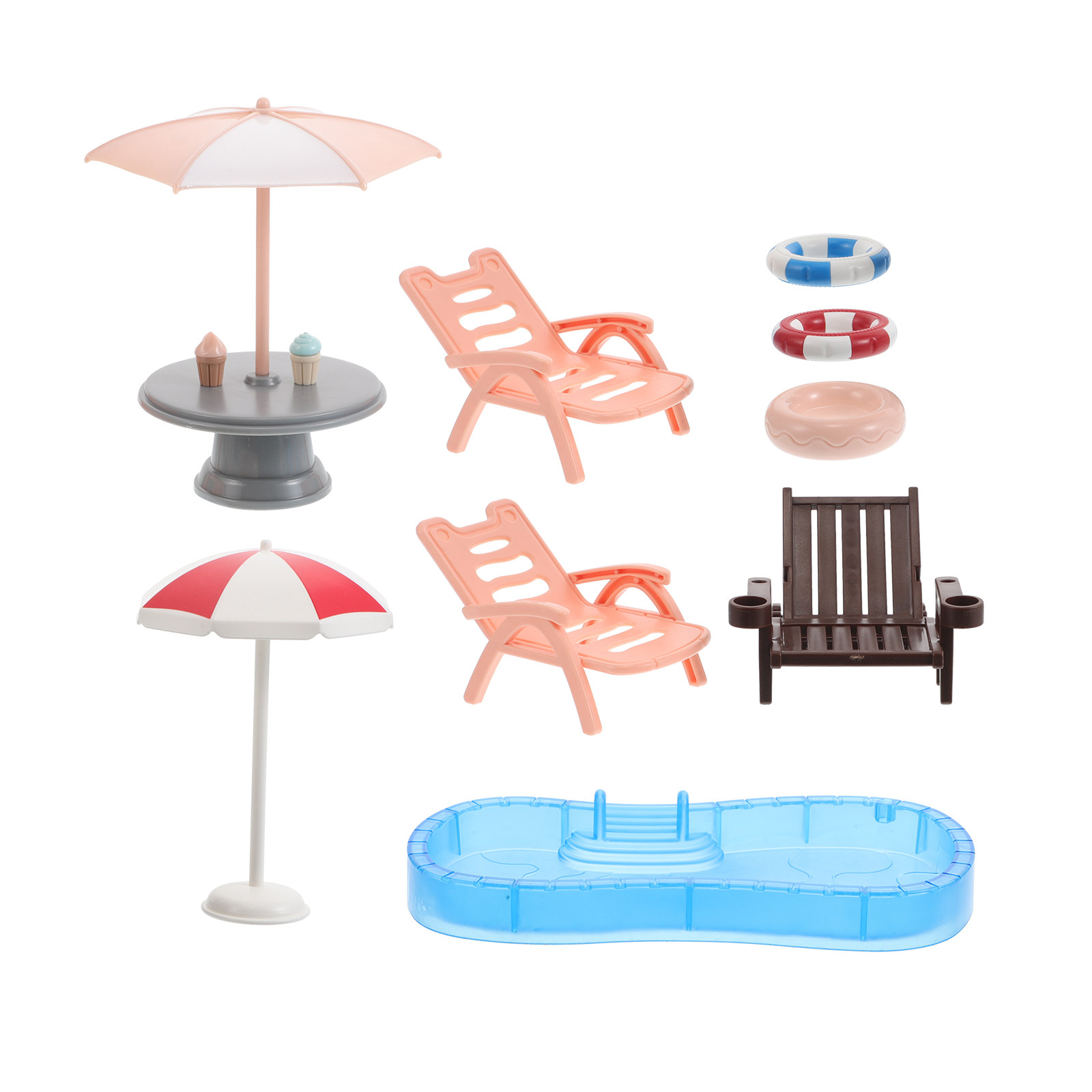1Set Miniature Swimming Pool S - Kids Outdoor Furniture Set 评论和价格