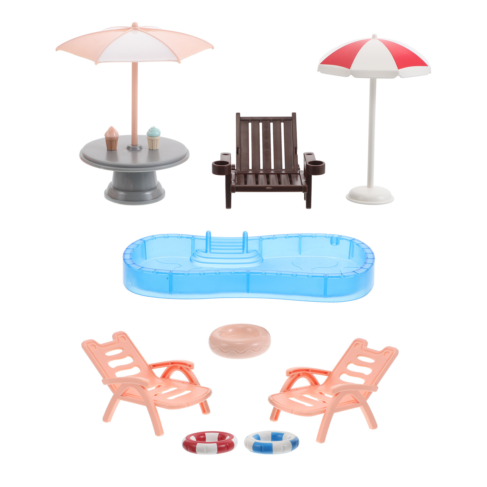 1Set Miniature Swimming Pool S - Kids Outdoor Furniture Set 评论和价格